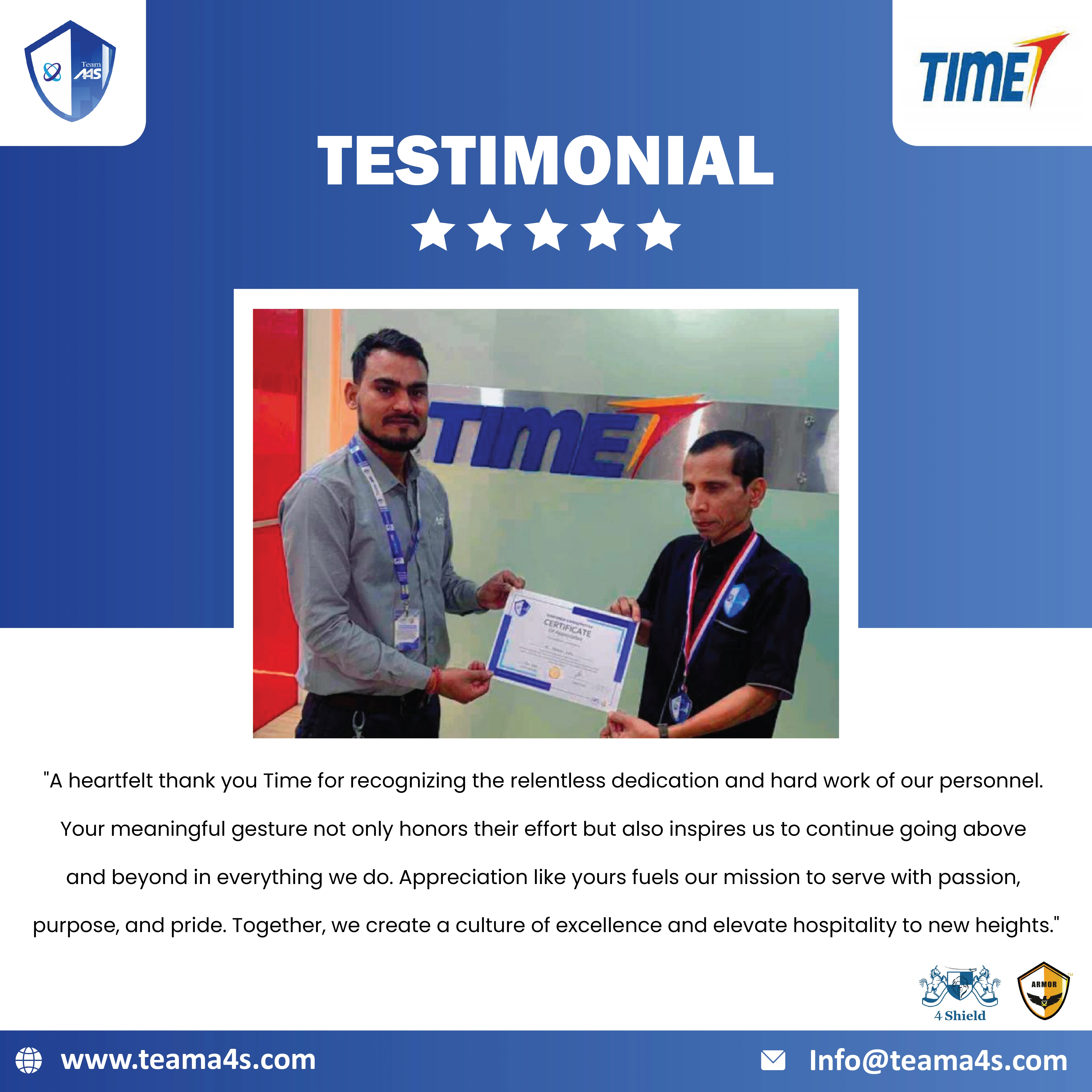 testimonial